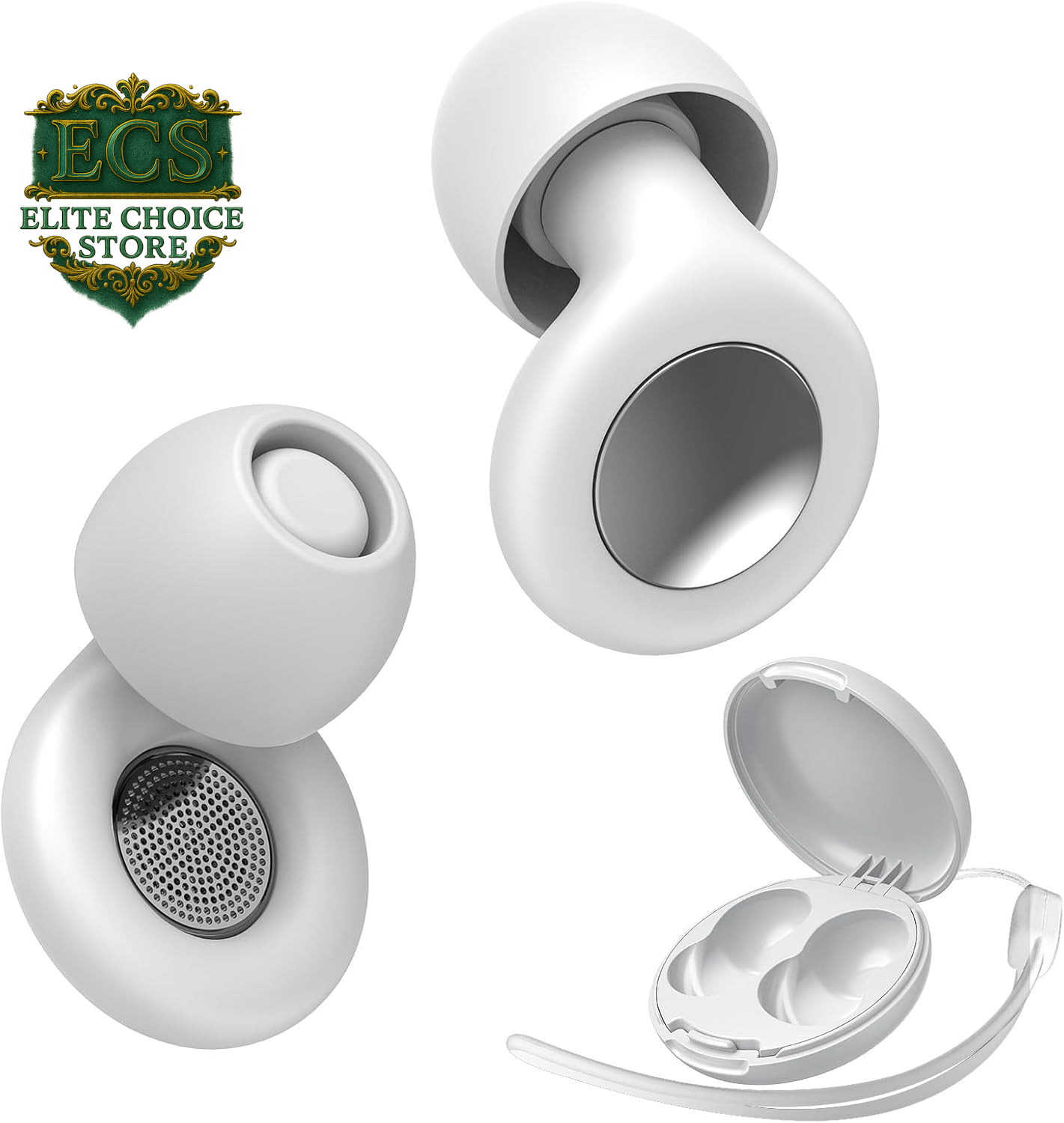 Ear Plugs for Sleeping Noise Cancelling, 25Db Ear Plugs for Noise Reduction with 8 Ear Tips, Reusable Silicone Earplugs Hearing Protection for Concert, Motorcycle, Sleep,And Snoring