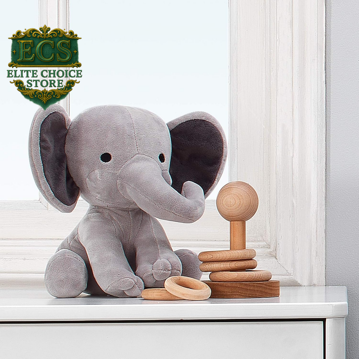 Bedtime Originals Choo Choo Express Plush Elephant - Humphrey