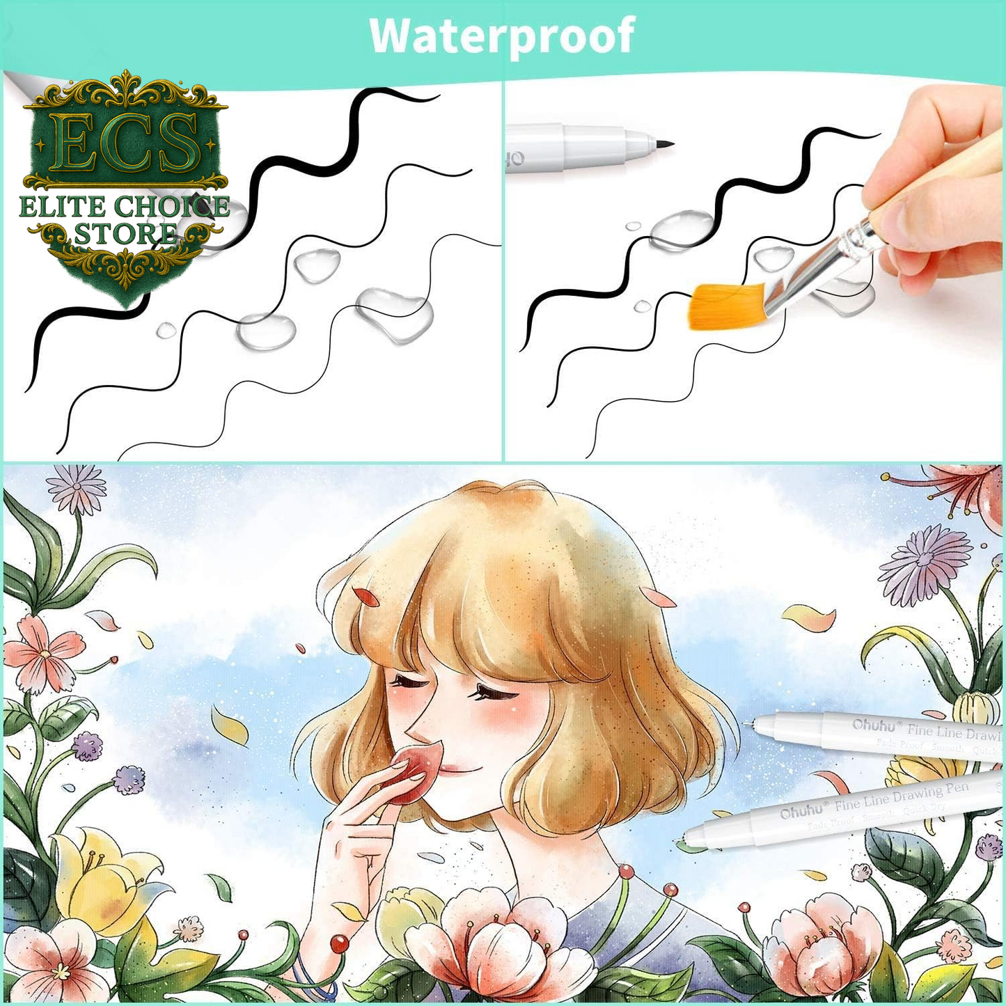 Unleash Creativity with Ohuhu 12-Pack Washable Dual Tip Markers for Kids! Perfect for Art and School Fun