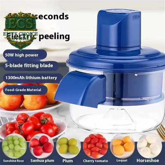 Automatic Electric Machine for Peeling Grapes, Skin Dissolving Hands-Free for Berries and Fruits, Fruit Preparation Tool, Easy P