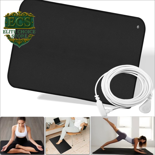 6 Size Earthing Mat Soft PU Grounding Pad for Improves Sleep Enhanced Circulation Reduces Pain Home Yoga Foot Mat Table Desk Rug