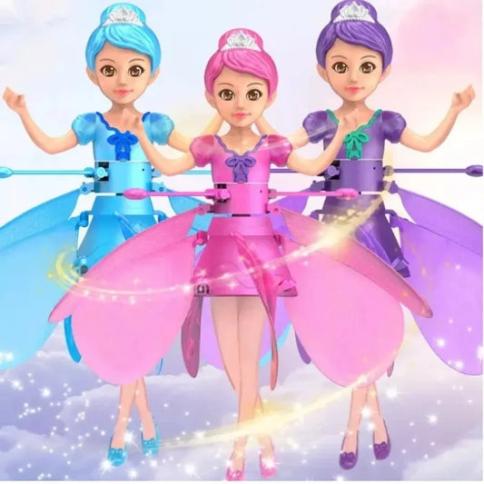 Flying Doll Dancing Simulation Helicopter Gesture Induction Machine Rotating Flying Toy Luminous Children'S Toy Gift