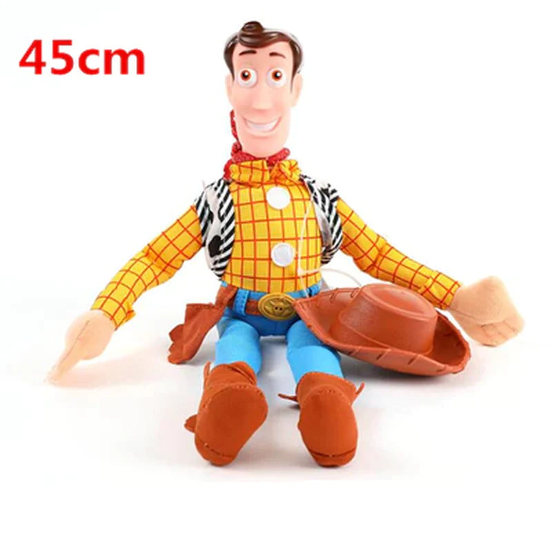 Hot Toy Story Sherif Woody Buzz Lightyear Car Dolls Plush Toys outside Hang Toy Cute Auto Accessories Car Decoration 25/35/45CM