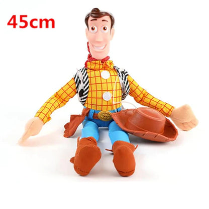 Hot Toy Story Sherif Woody Buzz Lightyear Car Dolls Plush Toys outside Hang Toy Cute Auto Accessories Car Decoration 25/35/45CM