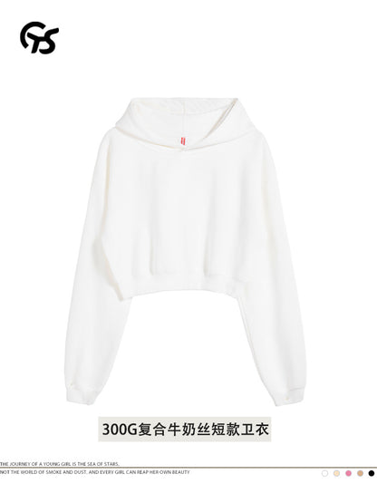 Outside The Library AG300G High Waist Short Watch Machine Vests Women 2024 Fall/winter New Joker Waist Ins Jacket
