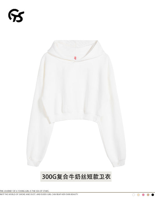 Outside The Library AG300G High Waist Short Watch Machine Vests Women 2024 Fall/winter New Joker Waist Ins Jacket