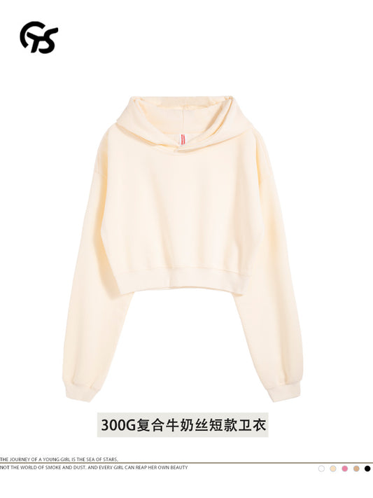 Outside The Library AG300G High Waist Short Watch Machine Vests Women 2024 Fall/winter New Joker Waist Ins Jacket