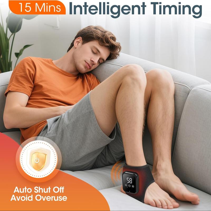 Cozy Up Your Feet Anywhere! 🌟 Rechargeable Electric Heated Foot Massager & Warmer for Ultimate Relaxation! 🦶💖