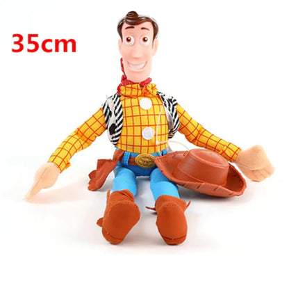 Hot Toy Story Sherif Woody Buzz Lightyear Car Dolls Plush Toys outside Hang Toy Cute Auto Accessories Car Decoration 25/35/45CM