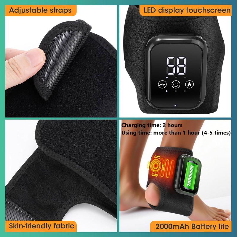 Cozy Up Your Feet Anywhere! 🌟 Rechargeable Electric Heated Foot Massager & Warmer for Ultimate Relaxation! 🦶💖