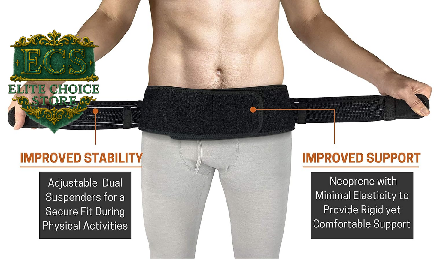 Sacroiliac Hip Belt for Women and Men That Alleviates Sciatic, Pelvic, Lower Back, Leg and Sacral Nerve Pain Caused by Si Joint Dysfunction| Trochanter Brace (Regular, Black)