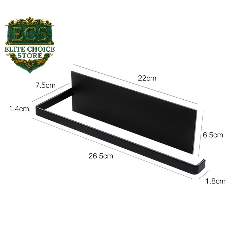 Magnetic Fridge Shelf Spice Storage Rack Black Iron Space Saving for Cabinet on the Side of Refrigerator Kitchen Organizer Shelf