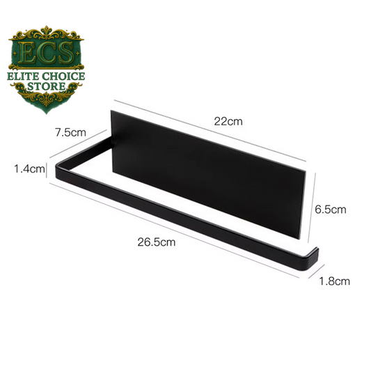 Magnetic Fridge Shelf Spice Storage Rack Black Iron Space Saving for Cabinet on the Side of Refrigerator Kitchen Organizer Shelf