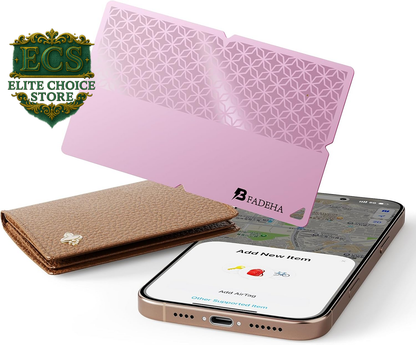 2025 [Apple Mfi Certified] (Ios Only) Bluetooth Tracker Smart Finder for Apple Find My Iphone Card Wallet GPS Tracker, 5-10 Years Battery, Keys Finder and Item Locator for Keys, Bags, Passport