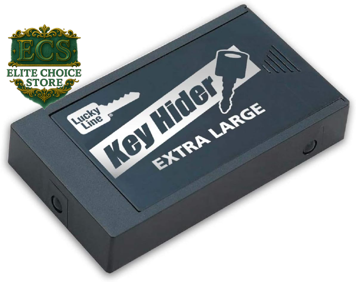 Lucky Line Extra Large Magnetic Key Hider Case Key Holder for Large Keys (91201)