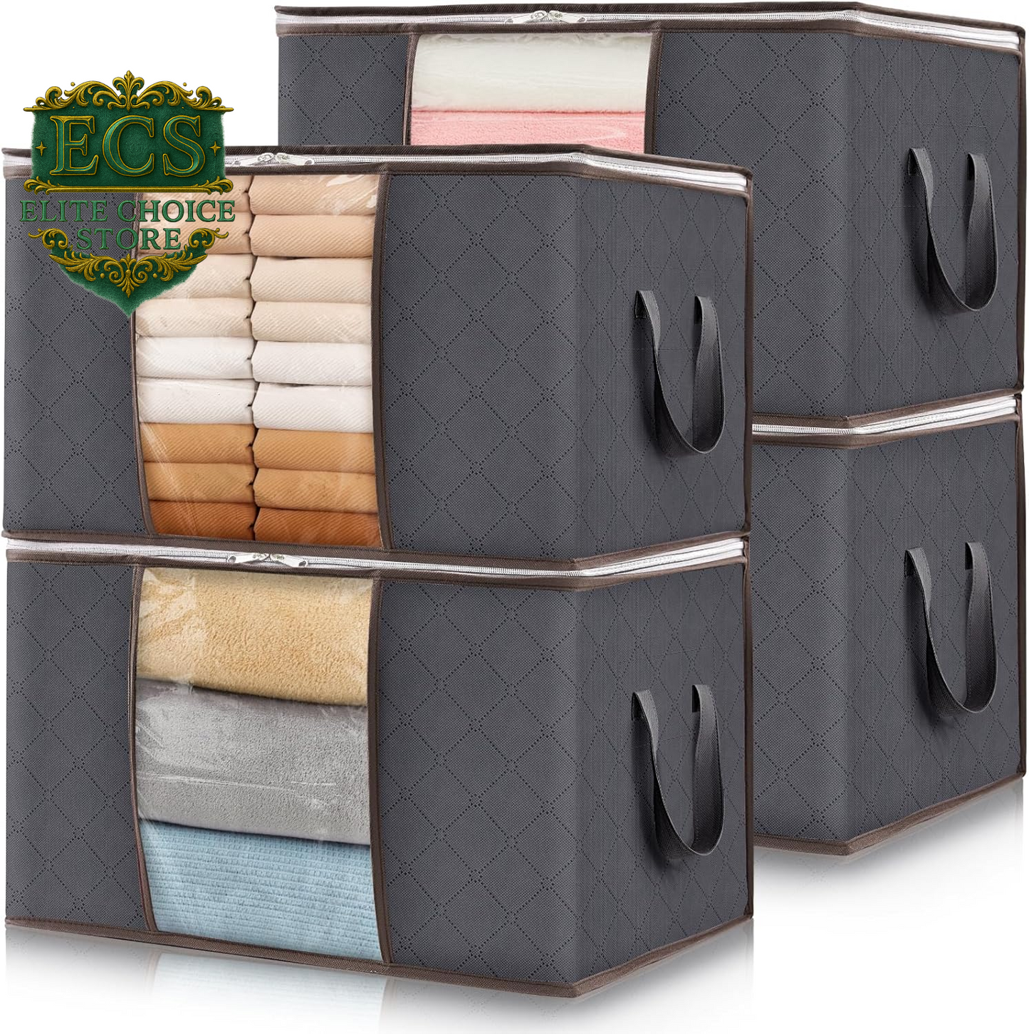 Organize Your Space with Lifewit's 6 Pack Foldable Storage Bins! Perfect for Clothes, Blankets, and More! 🧺✨ #HomeOrganization #StorageSolutions