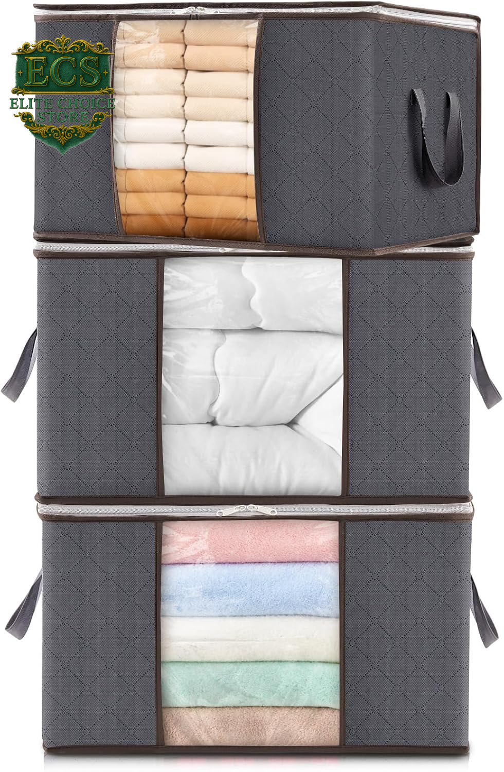 Organize Your Space with Lifewit's 6 Pack Foldable Storage Bins! Perfect for Clothes, Blankets, and More! 🧺✨ #HomeOrganization #StorageSolutions