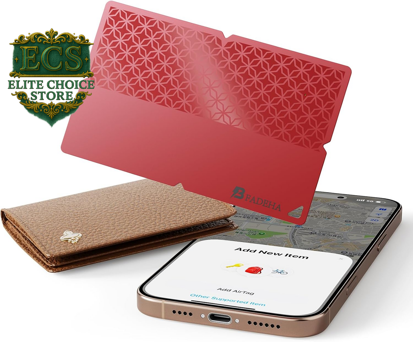 2025 [Apple Mfi Certified] (Ios Only) Bluetooth Tracker Smart Finder for Apple Find My Iphone Card Wallet GPS Tracker, 5-10 Years Battery, Keys Finder and Item Locator for Keys, Bags, Passport