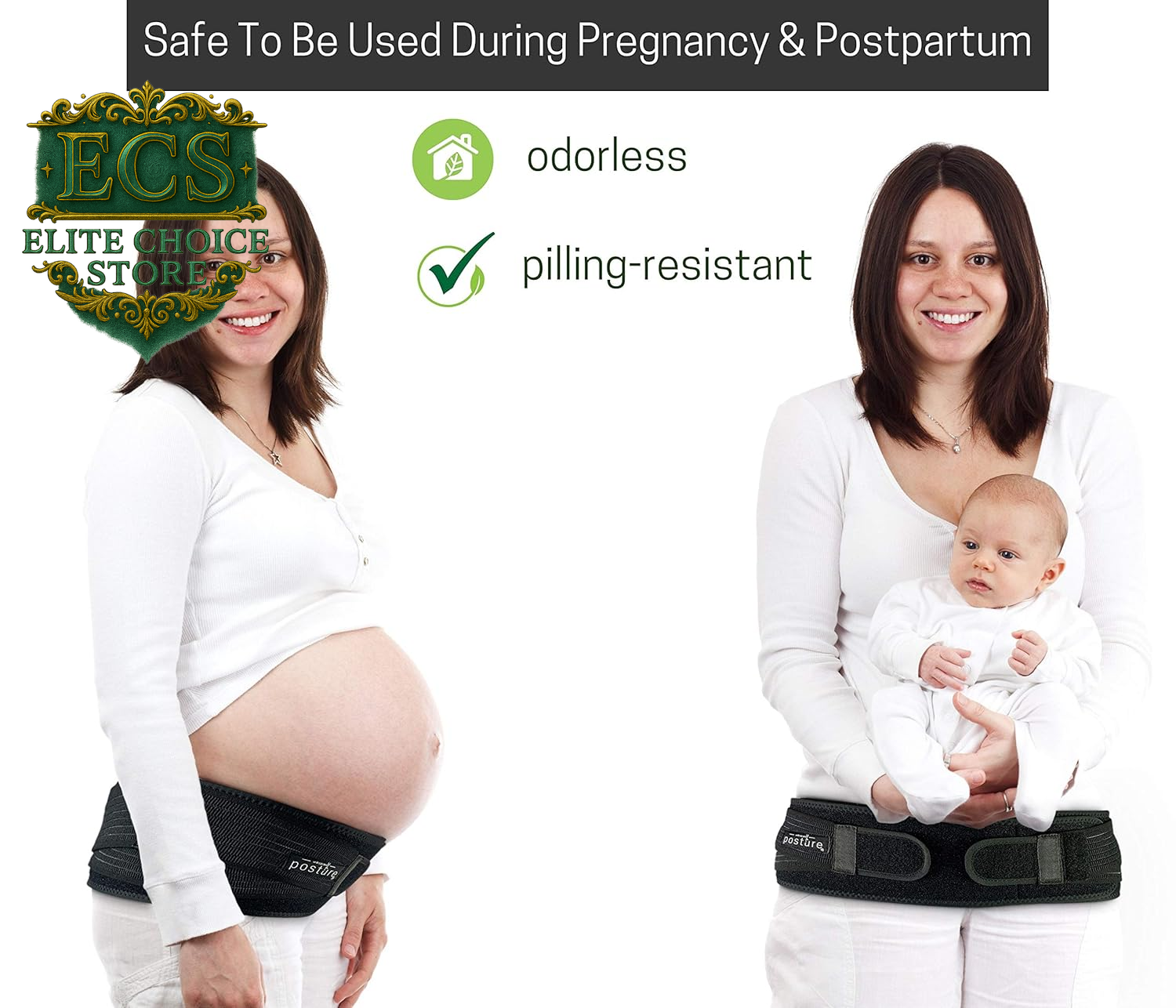 Sacroiliac Hip Belt for Women and Men That Alleviates Sciatic, Pelvic, Lower Back, Leg and Sacral Nerve Pain Caused by Si Joint Dysfunction| Trochanter Brace (Regular, Black)