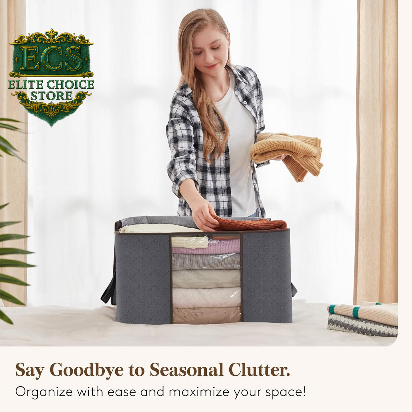 Organize Your Space with Lifewit's 6 Pack Foldable Storage Bins! Perfect for Clothes, Blankets, and More! 🧺✨ #HomeOrganization #StorageSolutions