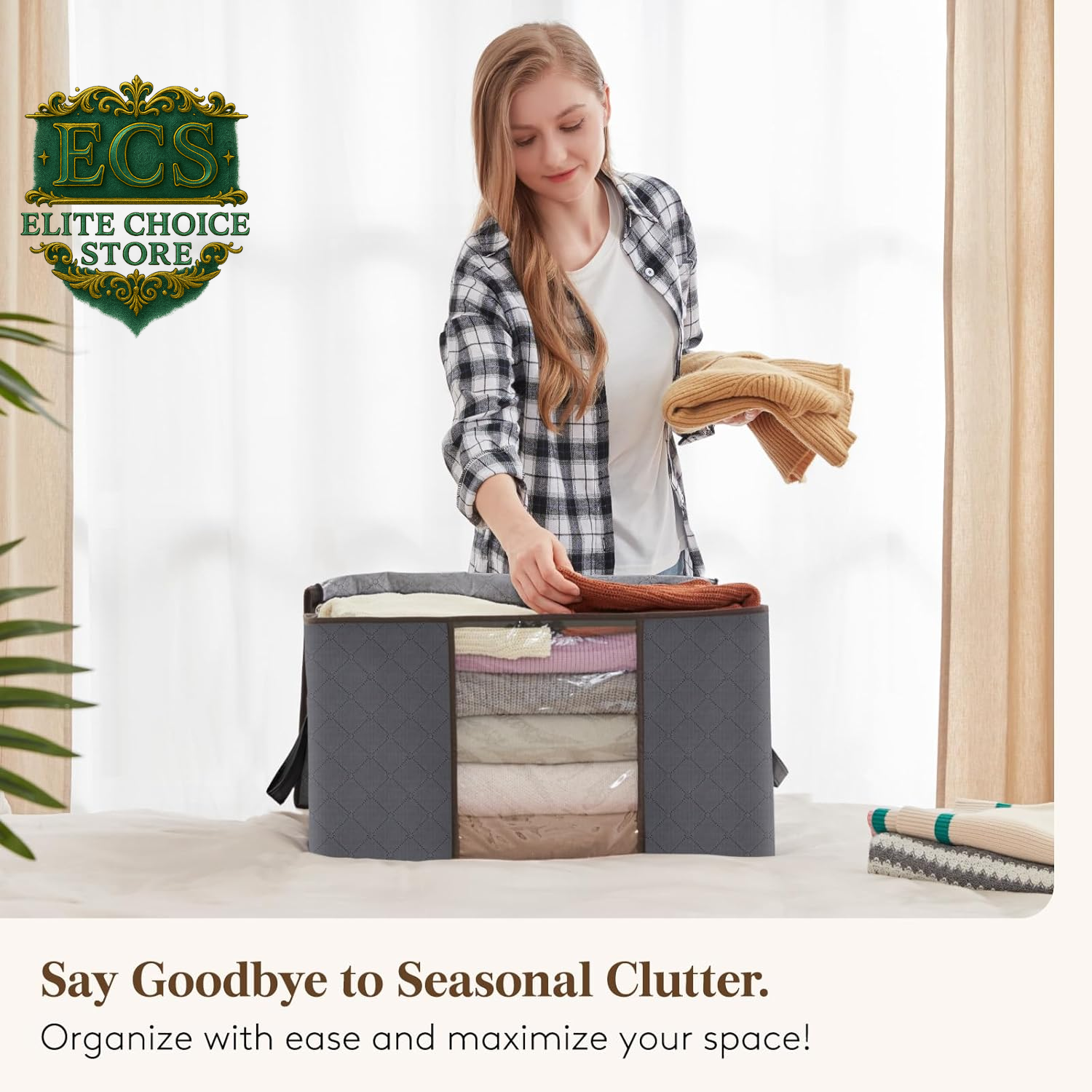 Organize Your Space with Lifewit's 6 Pack Foldable Storage Bins! Perfect for Clothes, Blankets, and More! 🧺✨ #HomeOrganization #StorageSolutions