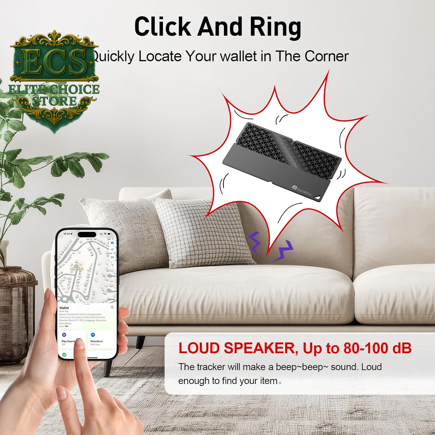 2025 [Apple Mfi Certified] (Ios Only) Bluetooth Tracker Smart Finder for Apple Find My Iphone Card Wallet GPS Tracker, 5-10 Years Battery, Keys Finder and Item Locator for Keys, Bags, Passport
