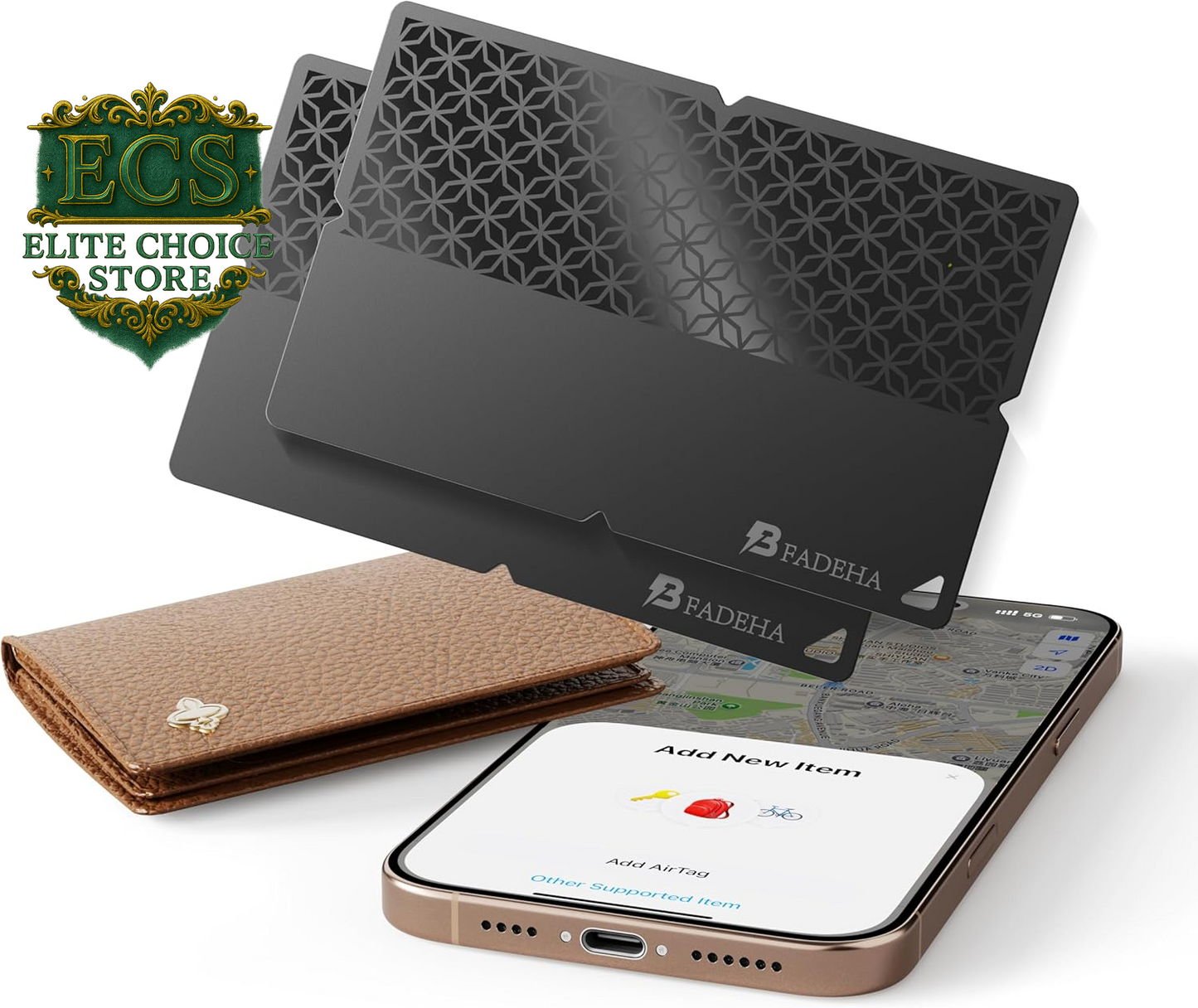 2025 [Apple Mfi Certified] (Ios Only) Bluetooth Tracker Smart Finder for Apple Find My Iphone Card Wallet GPS Tracker, 5-10 Years Battery, Keys Finder and Item Locator for Keys, Bags, Passport