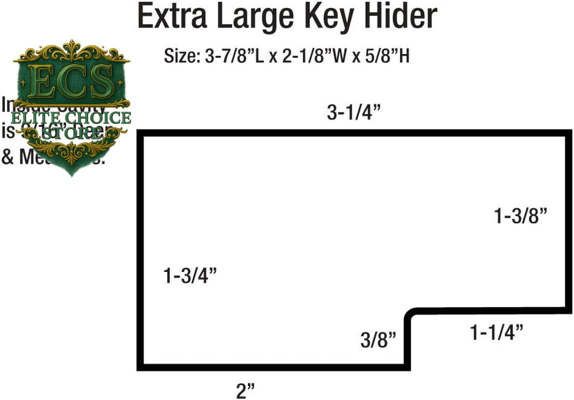 Lucky Line Extra Large Magnetic Key Hider Case Key Holder for Large Keys (91201)