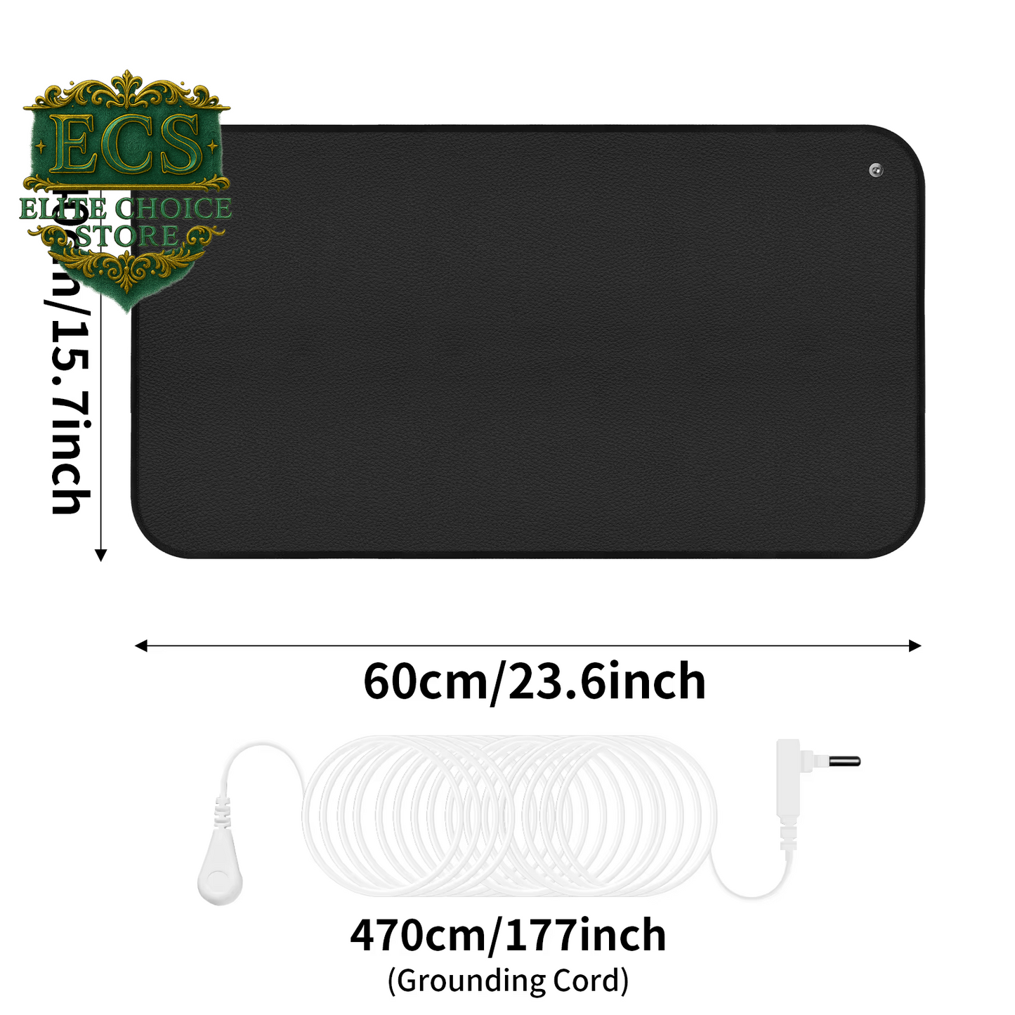 6 Size Earthing Mat Soft PU Grounding Pad for Improves Sleep Enhanced Circulation Reduces Pain Home Yoga Foot Mat Table Desk Rug