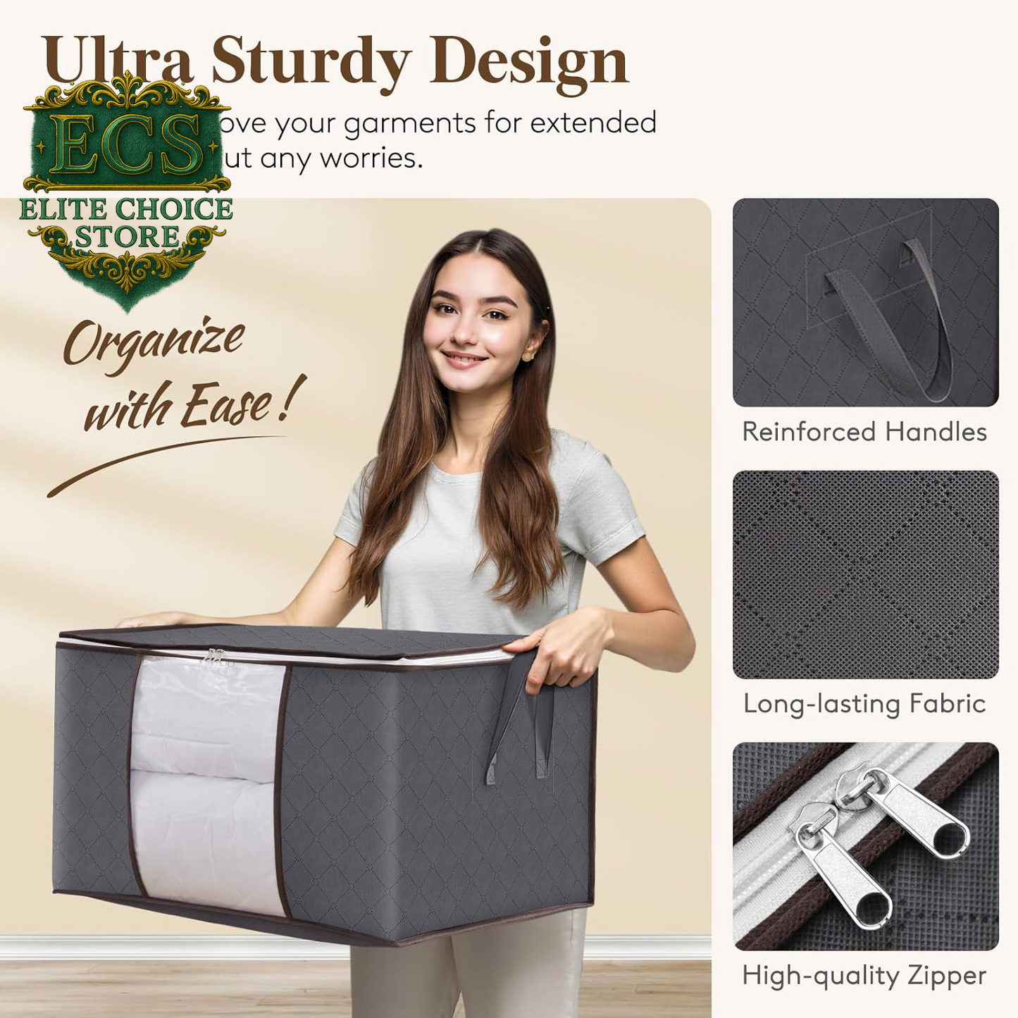 Organize Your Space with Lifewit's 6 Pack Foldable Storage Bins! Perfect for Clothes, Blankets, and More! 🧺✨ #HomeOrganization #StorageSolutions