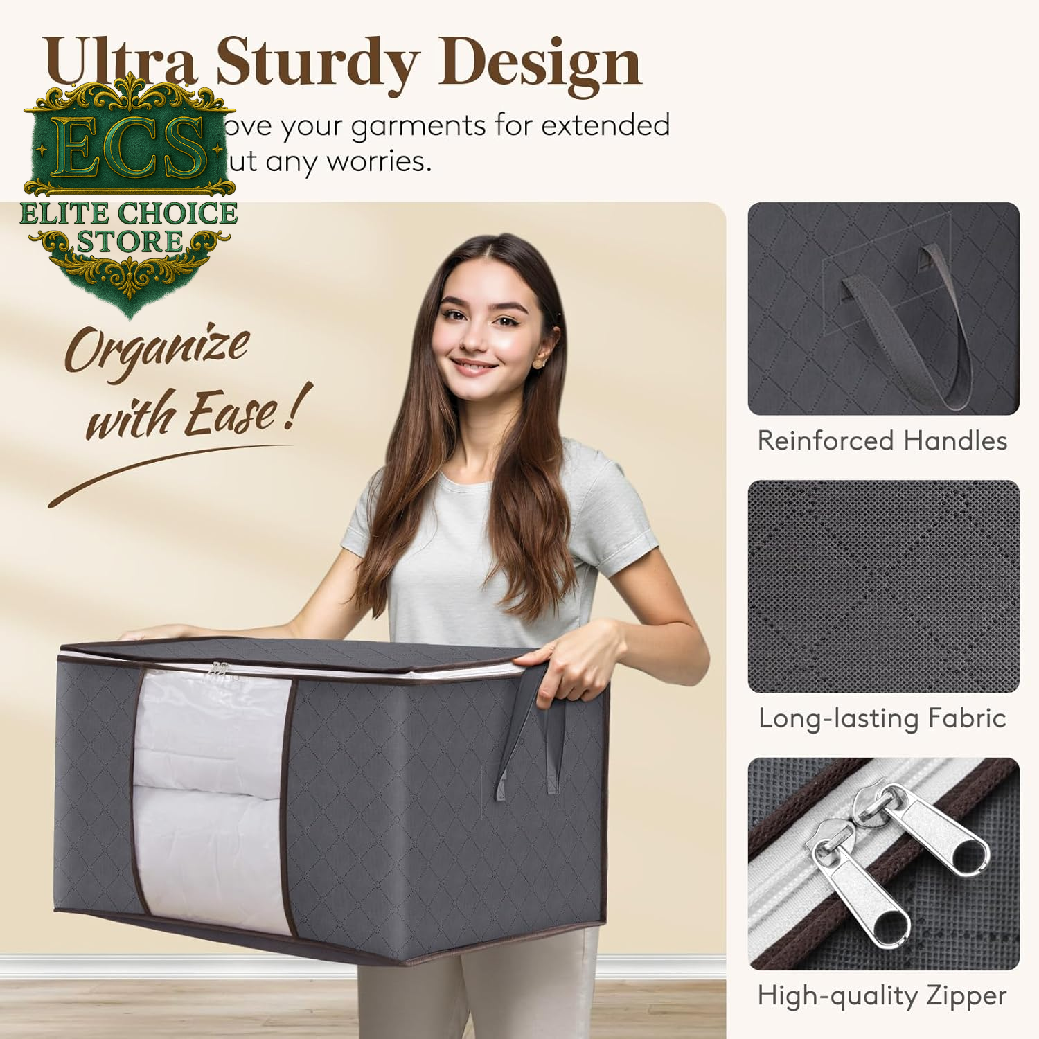 Organize Your Space with Lifewit's 6 Pack Foldable Storage Bins! Perfect for Clothes, Blankets, and More! 🧺✨ #HomeOrganization #StorageSolutions