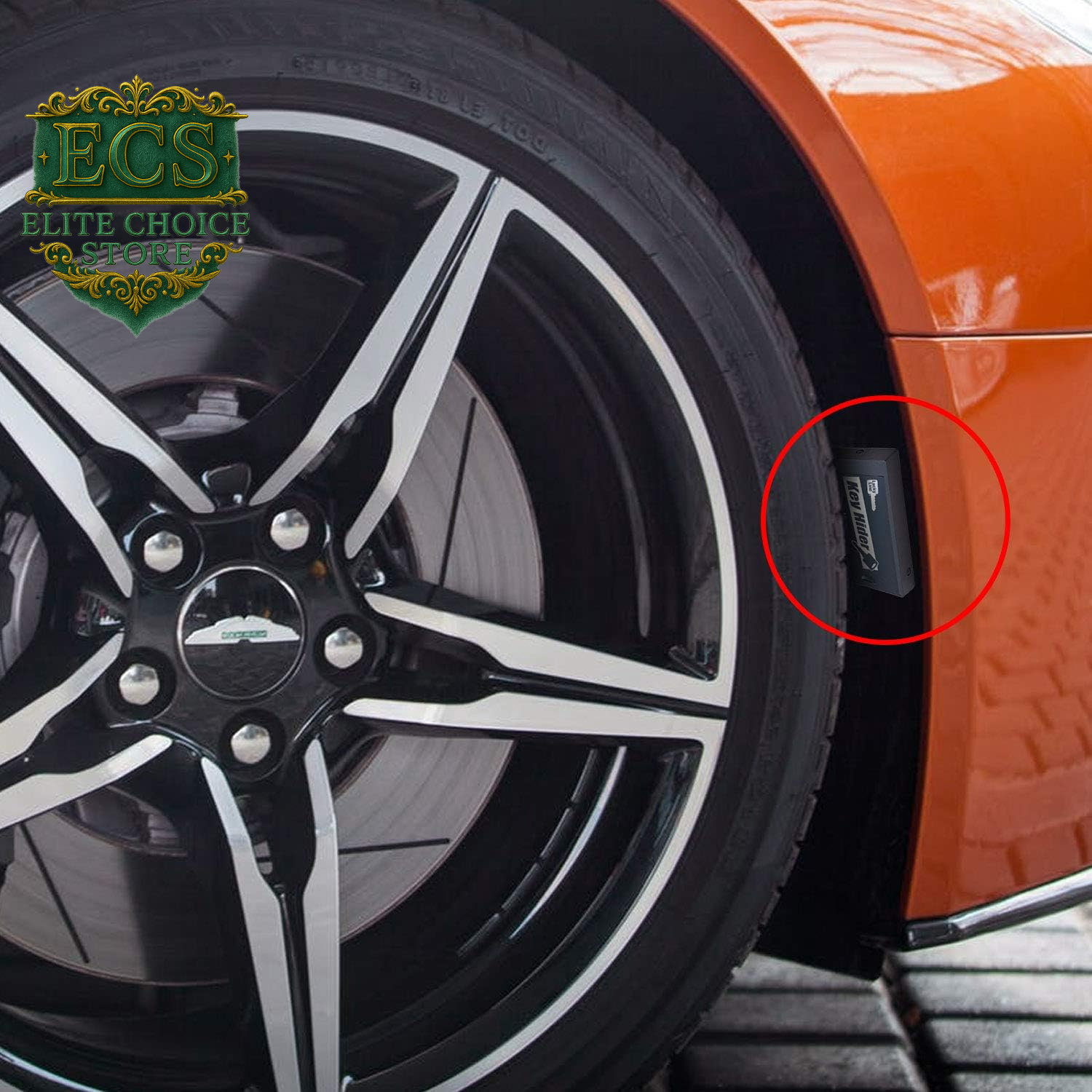 Lucky Line Extra Large Magnetic Key Hider Case Key Holder for Large Keys (91201)