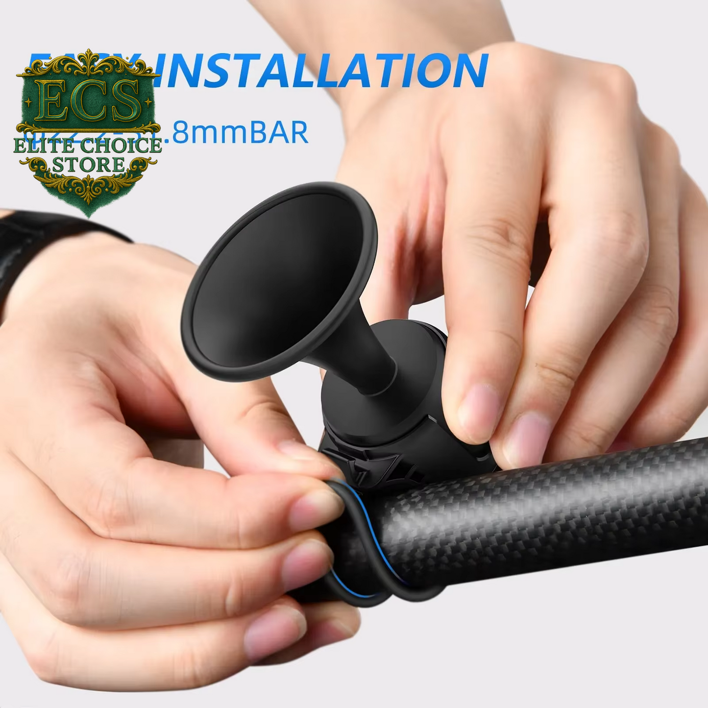 TWOOC Bicycle Electronic Horn Loud Warning Sound CR2032 Battery 120Db IPX4 Waterproof Suitable for Road and Mountain Bike