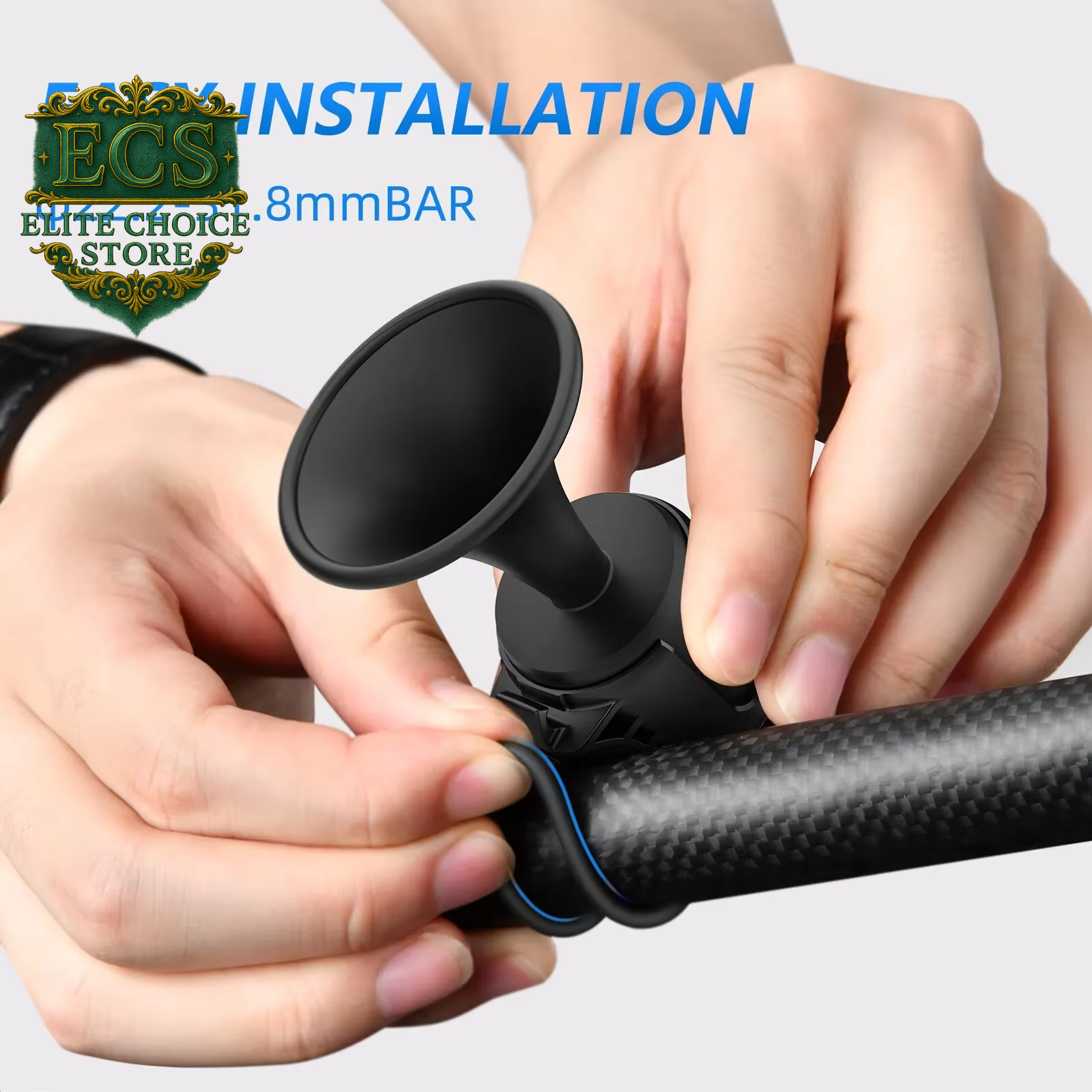 TWOOC Bicycle Electronic Horn Loud Warning Sound CR2032 Battery 120Db IPX4 Waterproof Suitable for Road and Mountain Bike