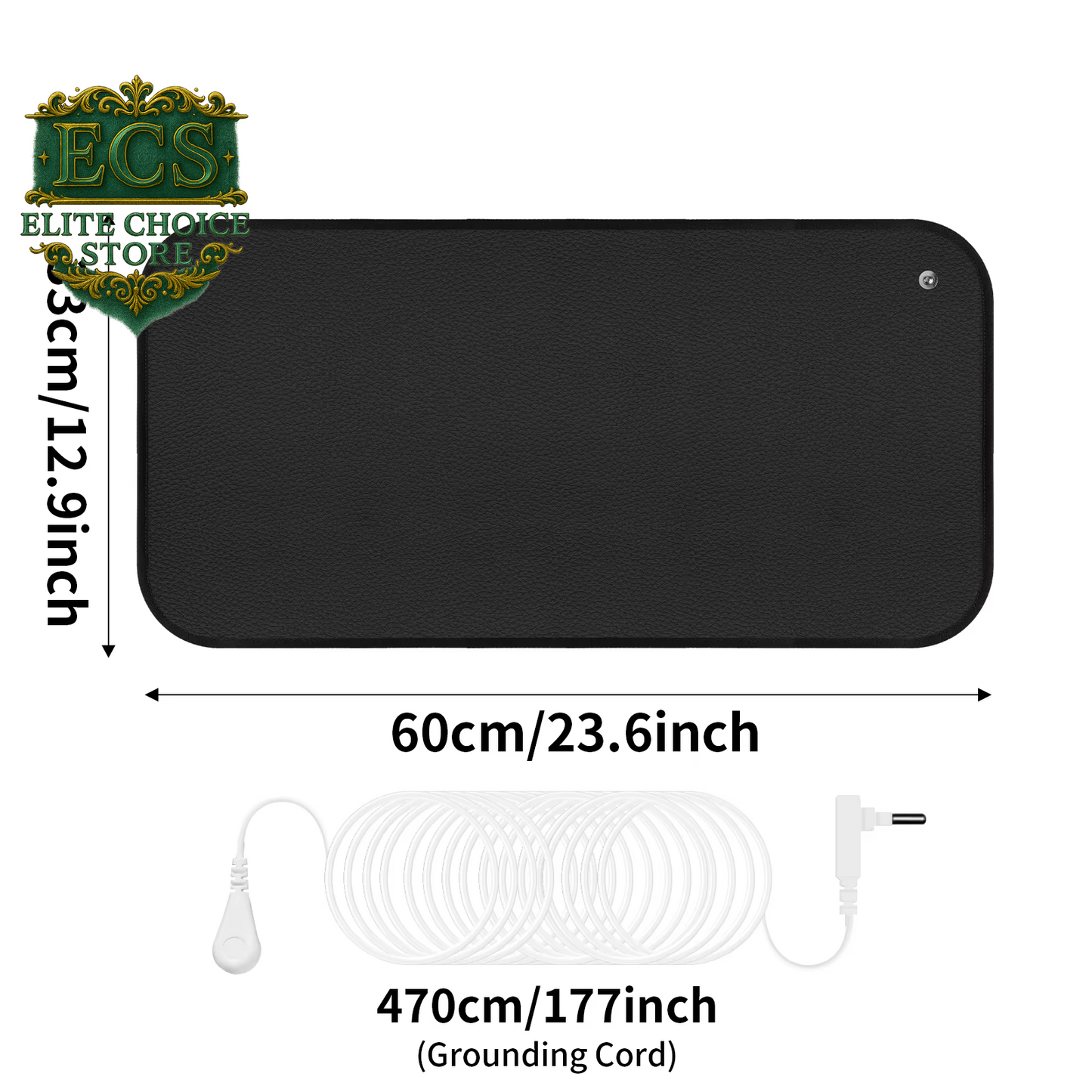 6 Size Earthing Mat Soft PU Grounding Pad for Improves Sleep Enhanced Circulation Reduces Pain Home Yoga Foot Mat Table Desk Rug