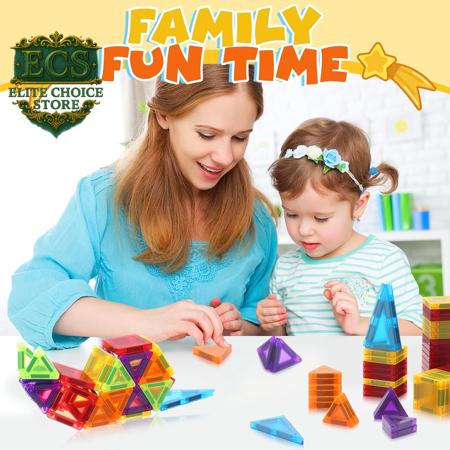 Magnetic Tiles, Travel Mini Magnetic Tiles, STEM Building Blocks Sets, Construction Travel Set Toys for Boys Girls Kids Toddlers Ages 3 4 5 6 7 8 9+ Year Old