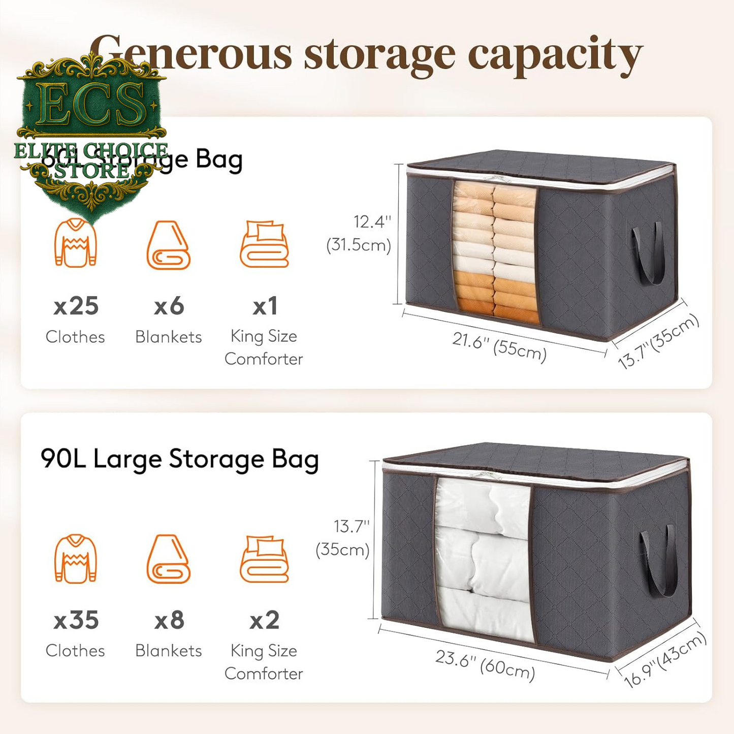 Organize Your Space with Lifewit's 6 Pack Foldable Storage Bins! Perfect for Clothes, Blankets, and More! 🧺✨ #HomeOrganization #StorageSolutions