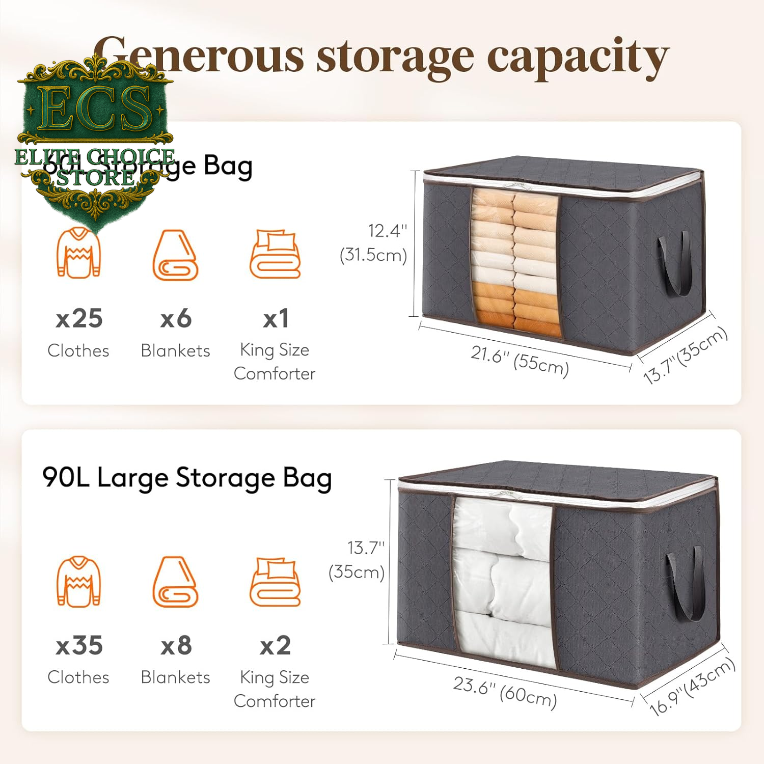 Organize Your Space with Lifewit's 6 Pack Foldable Storage Bins! Perfect for Clothes, Blankets, and More! 🧺✨ #HomeOrganization #StorageSolutions