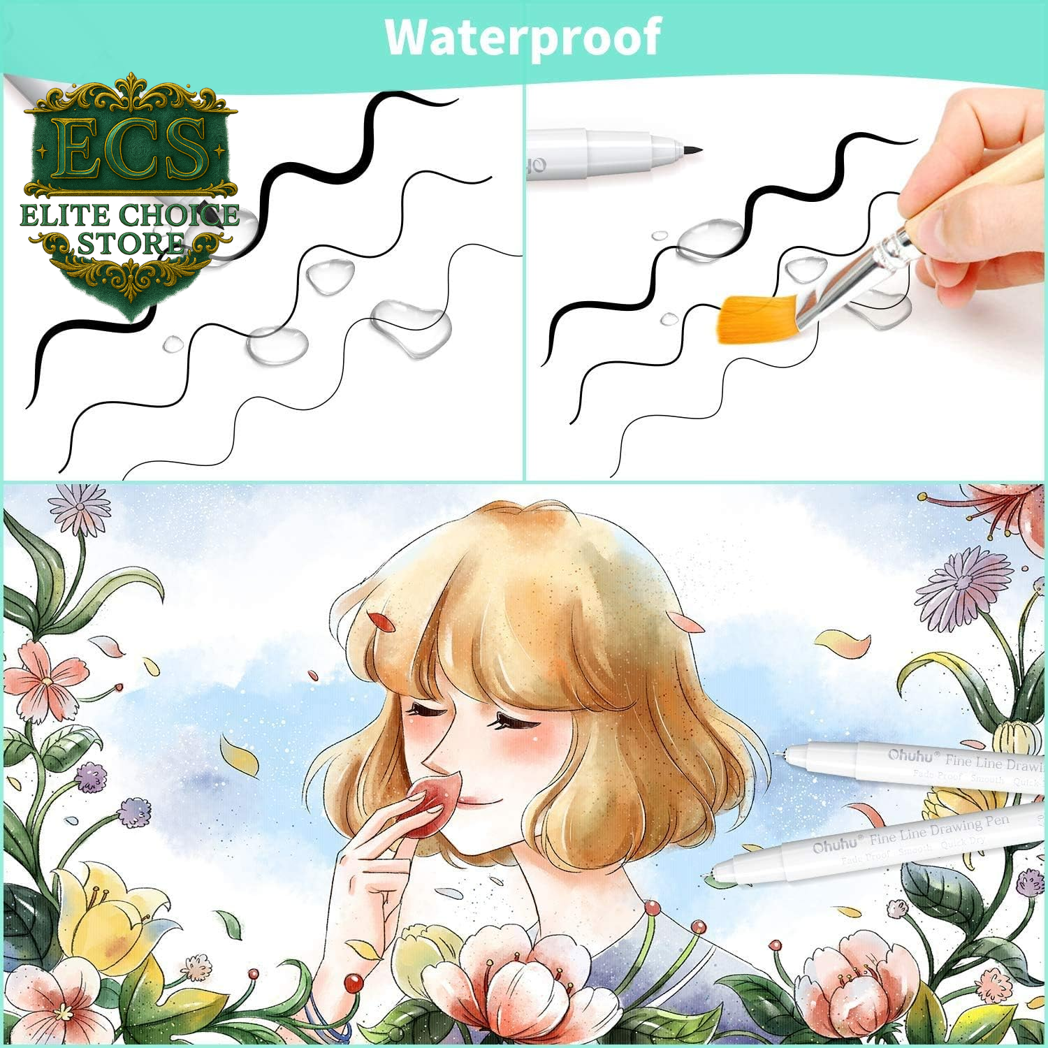 Unleash Creativity with Ohuhu 12-Pack Washable Dual Tip Markers for Kids! Perfect for Art and School Fun