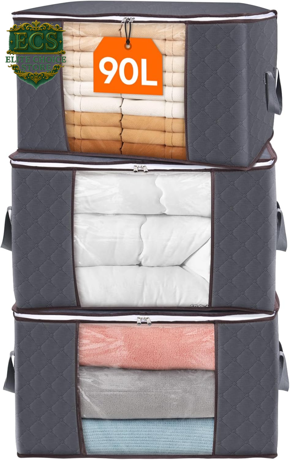 Organize Your Space with Lifewit's 6 Pack Foldable Storage Bins! Perfect for Clothes, Blankets, and More! 🧺✨ #HomeOrganization #StorageSolutions