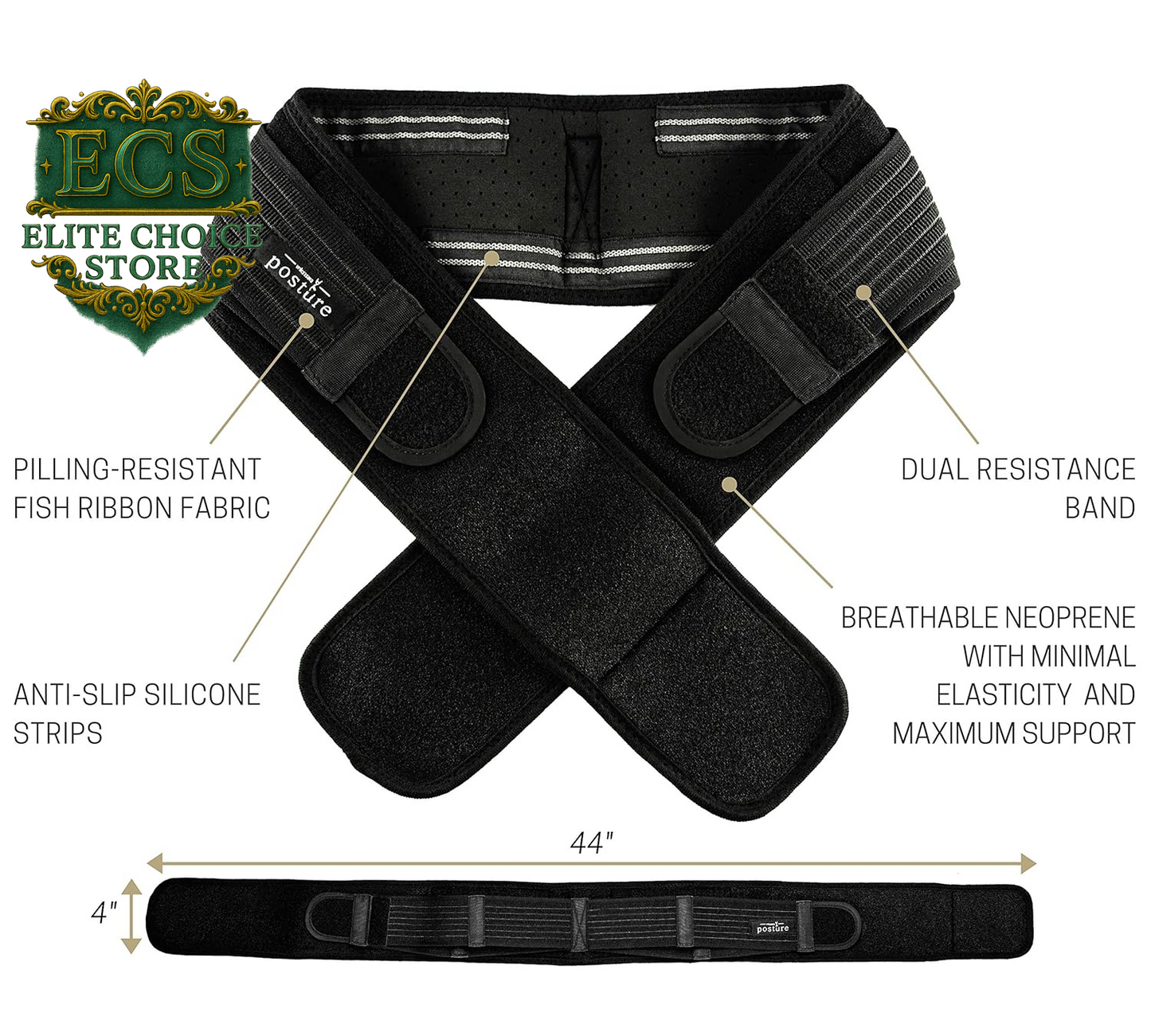 Sacroiliac Hip Belt for Women and Men That Alleviates Sciatic, Pelvic, Lower Back, Leg and Sacral Nerve Pain Caused by Si Joint Dysfunction| Trochanter Brace (Regular, Black)