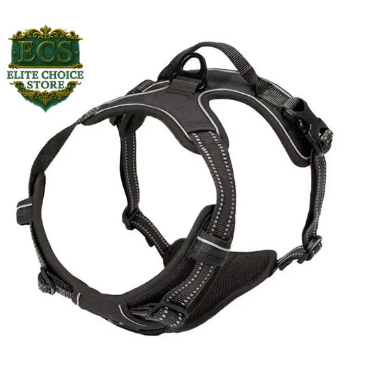 Rabbitgoo No-Pull Dog Harness – Large Dog Vest with 2 Leash Clips, No-Choke Design & Easy Control Handle 