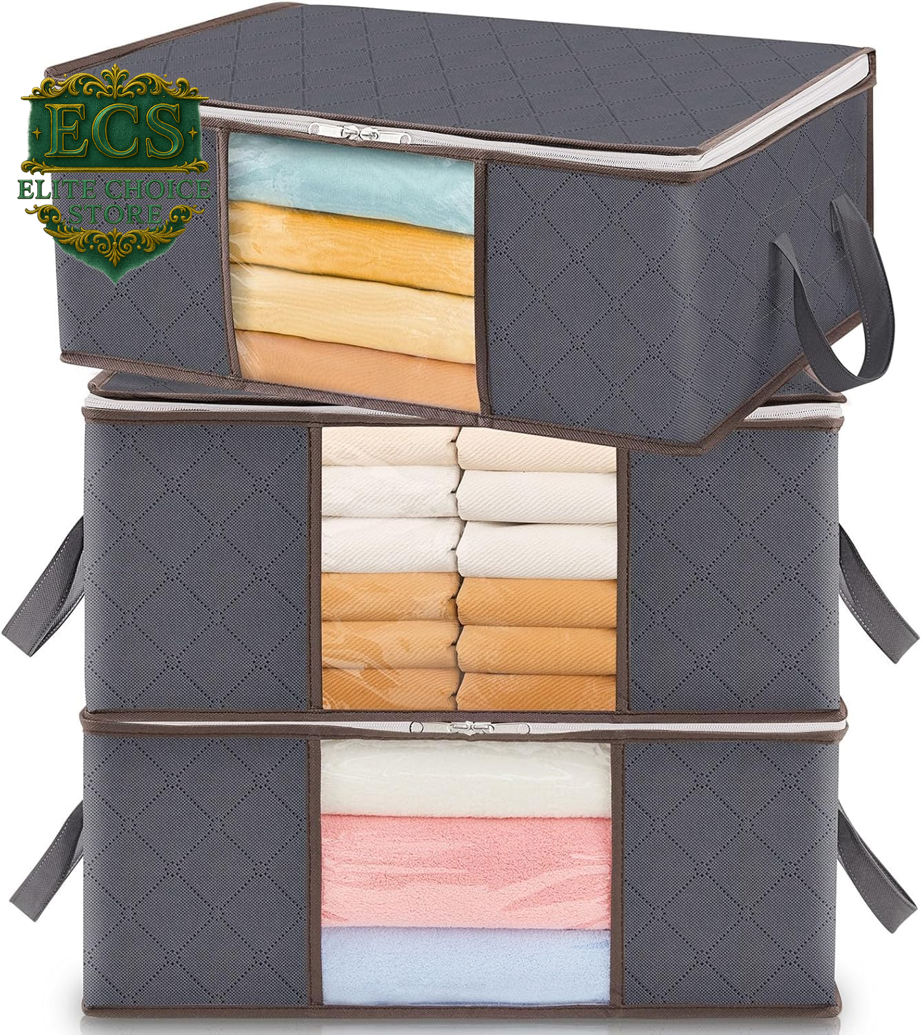 Organize Your Space with Lifewit's 6 Pack Foldable Storage Bins! Perfect for Clothes, Blankets, and More! 🧺✨ #HomeOrganization #StorageSolutions