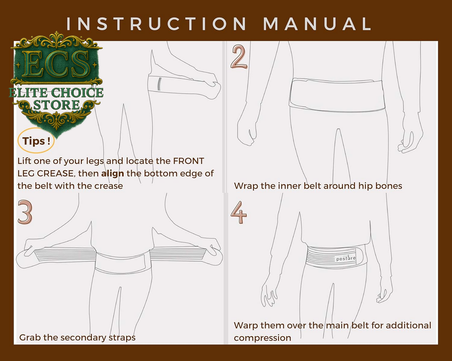 Sacroiliac Hip Belt for Women and Men That Alleviates Sciatic, Pelvic, Lower Back, Leg and Sacral Nerve Pain Caused by Si Joint Dysfunction| Trochanter Brace (Regular, Black)