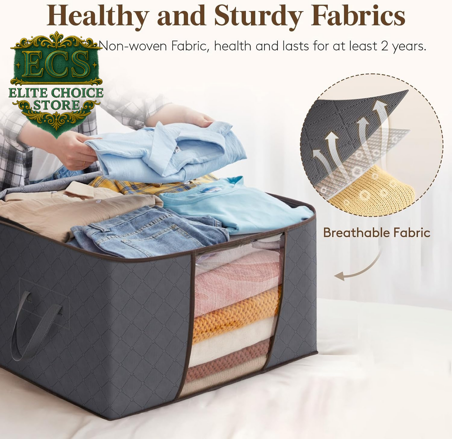 Organize Your Space with Lifewit's 6 Pack Foldable Storage Bins! Perfect for Clothes, Blankets, and More! 🧺✨ #HomeOrganization #StorageSolutions