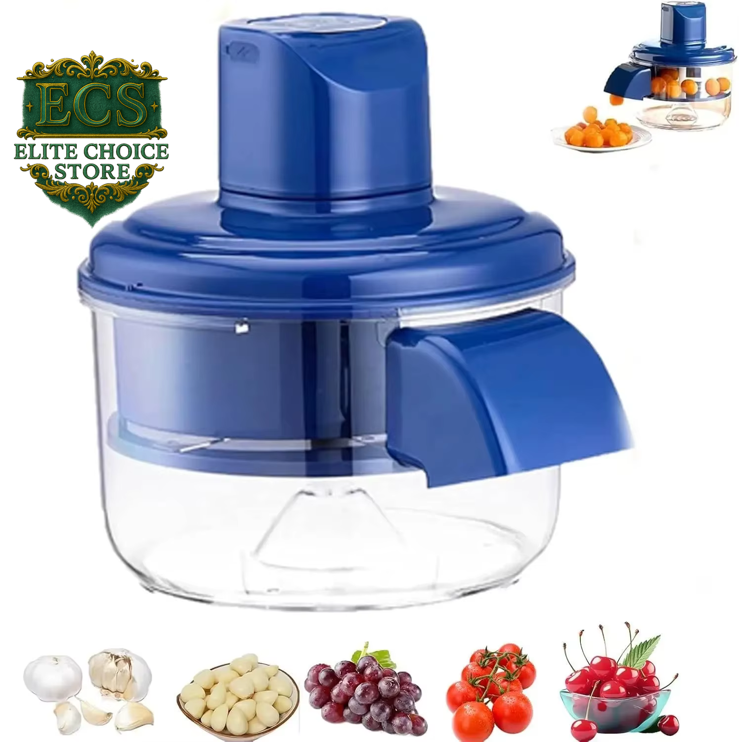 Automatic Electric Machine for Peeling Grapes, Skin Dissolving Hands-Free for Berries and Fruits, Fruit Preparation Tool, Easy P