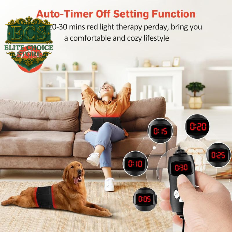 Say goodbye to muscle pain with our upgraded 3-in-1 Red & Infrared Light Therapy Belt! Perfect for shoulders and waist, it features LED beads, a timer, and remote control for ultimate convenience.✨💪 #PainRelief #RedLightTherapy