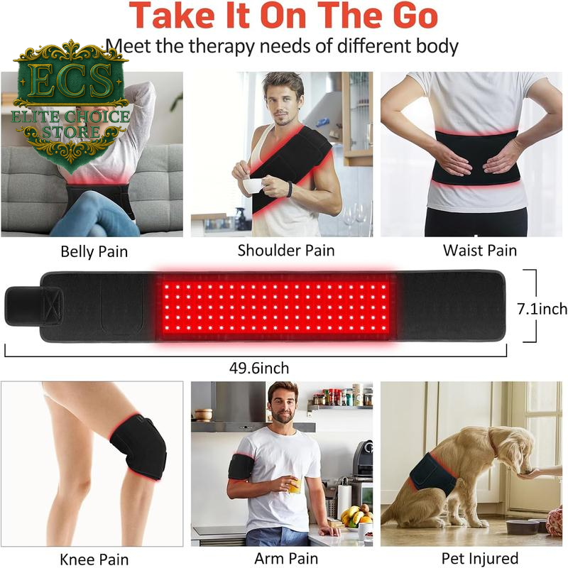 Say goodbye to muscle pain with our upgraded 3-in-1 Red & Infrared Light Therapy Belt! Perfect for shoulders and waist, it features LED beads, a timer, and remote control for ultimate convenience.✨💪 #PainRelief #RedLightTherapy